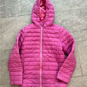 Pink Quilted Kids Jacket